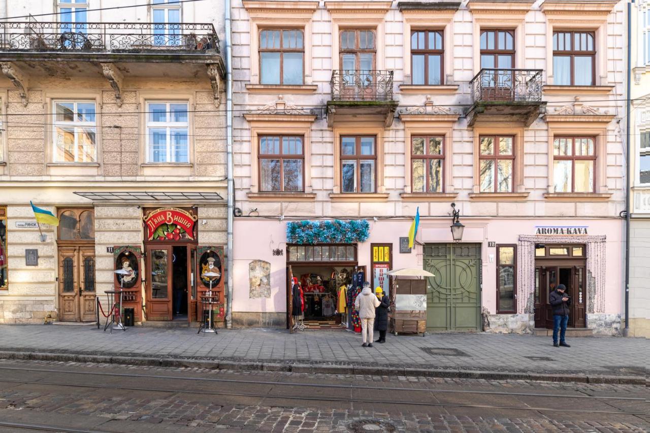 Rynok Square City Center Two Bedroom Apartment! Lviv Exterior foto